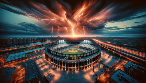 Citi Field Storm of Legends – NYC Baseball Stadium Art Print