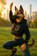 HAI German Shepherd Crop Hoodie