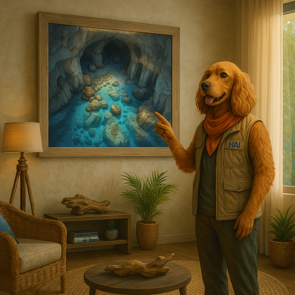 The Majestic Blue Caves