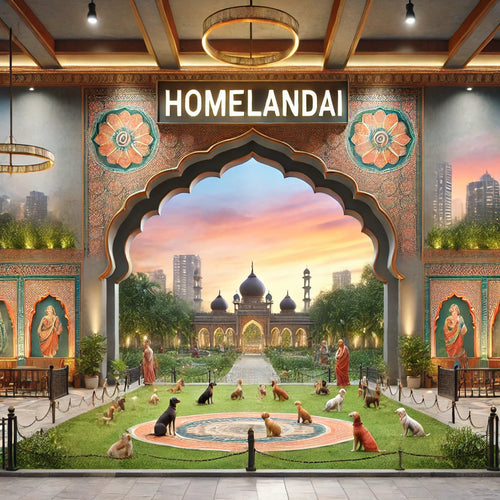 HomelandAI Dog Park - Indian Heritage Edition