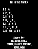Fill-in-the-Blanks Dog Lover Tee