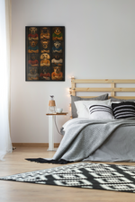 HomelandAi's Luv 12 Breed Framed Poster