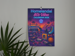 HomelandAi Retro 80's Wall Calendar (2026)