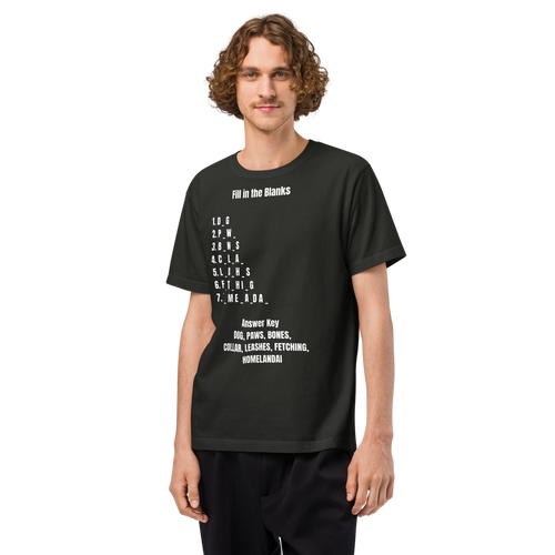 Fill-in-the-Blanks Dog Lover Tee
