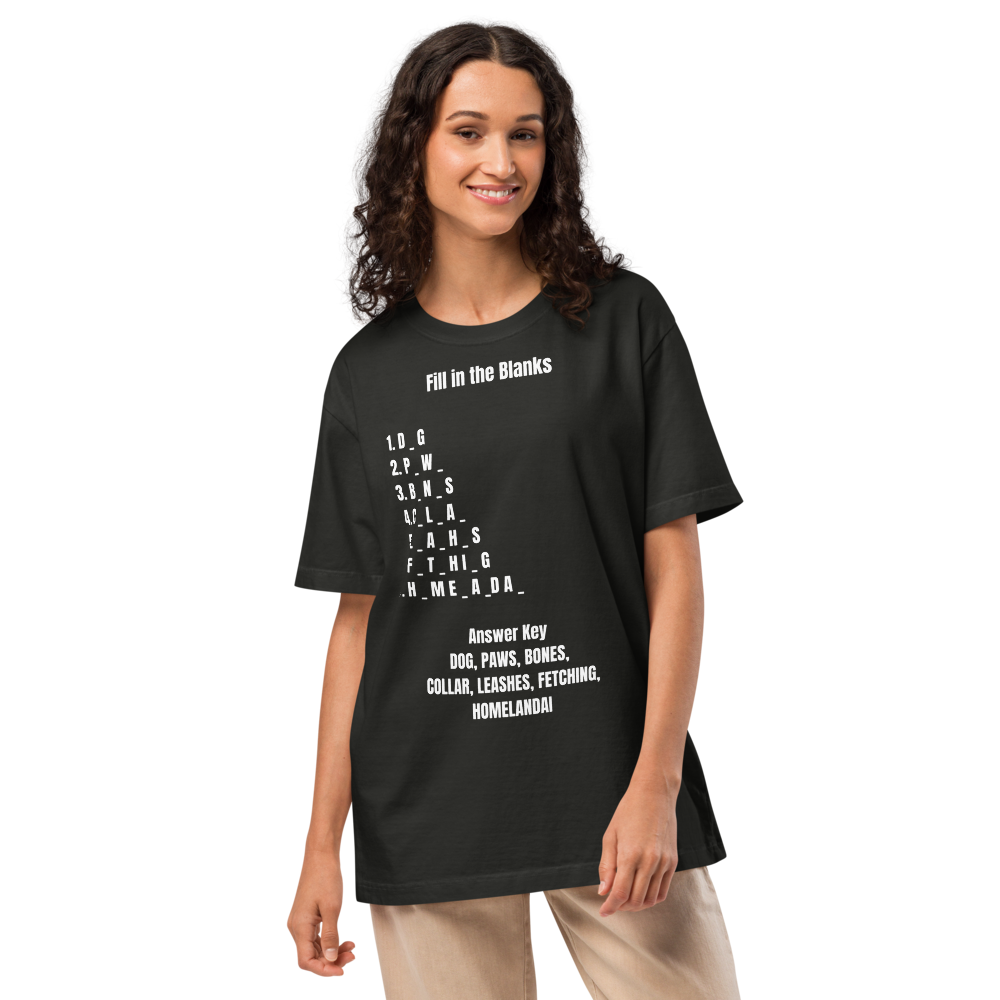 Fill-in-the-Blanks Dog Lover Tee