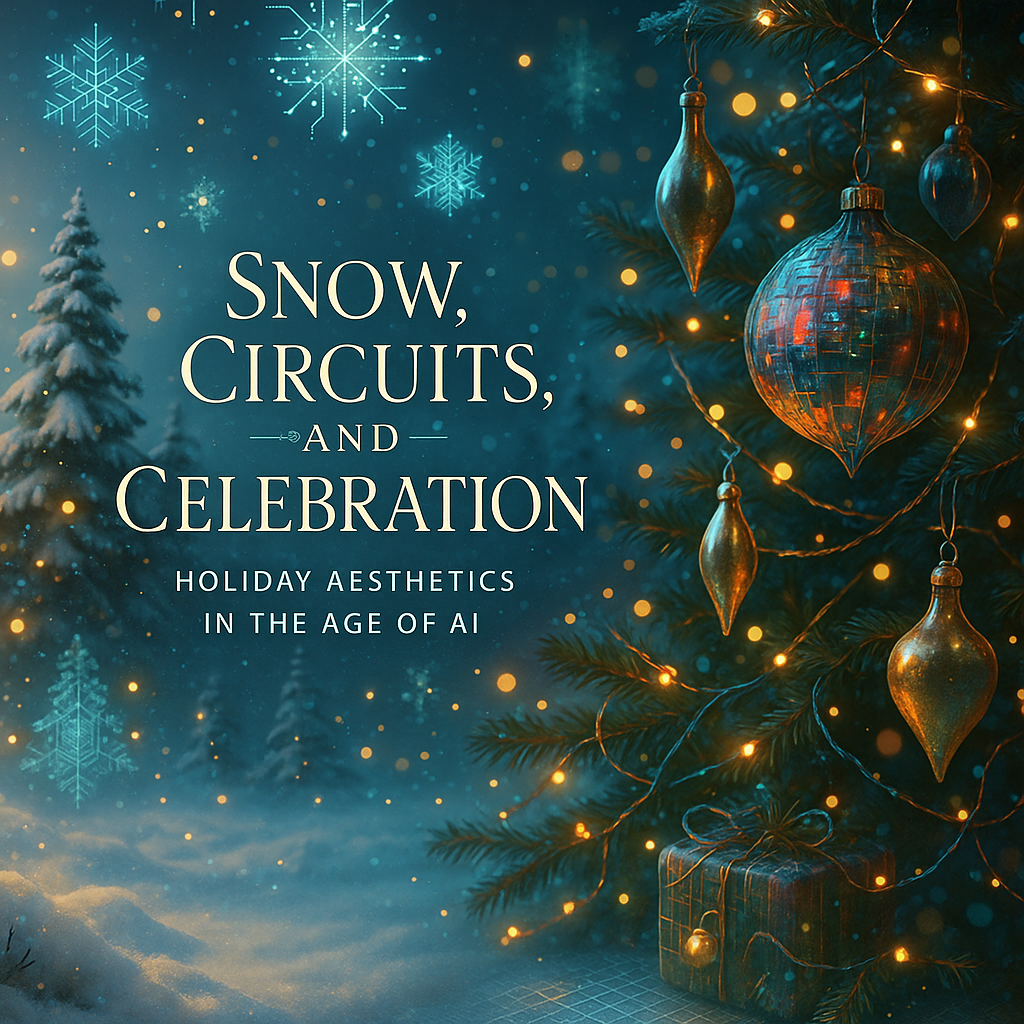 Snow, Circuits, and Celebration: Holiday Aesthetics in the Age of AI