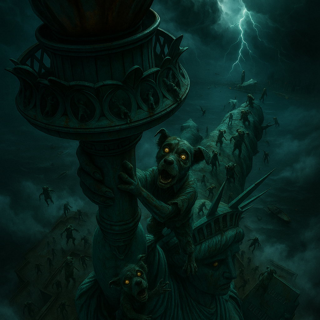 Dogs of Liberty – HomelandAI Dark Realism | Storm of the Fallen Torch