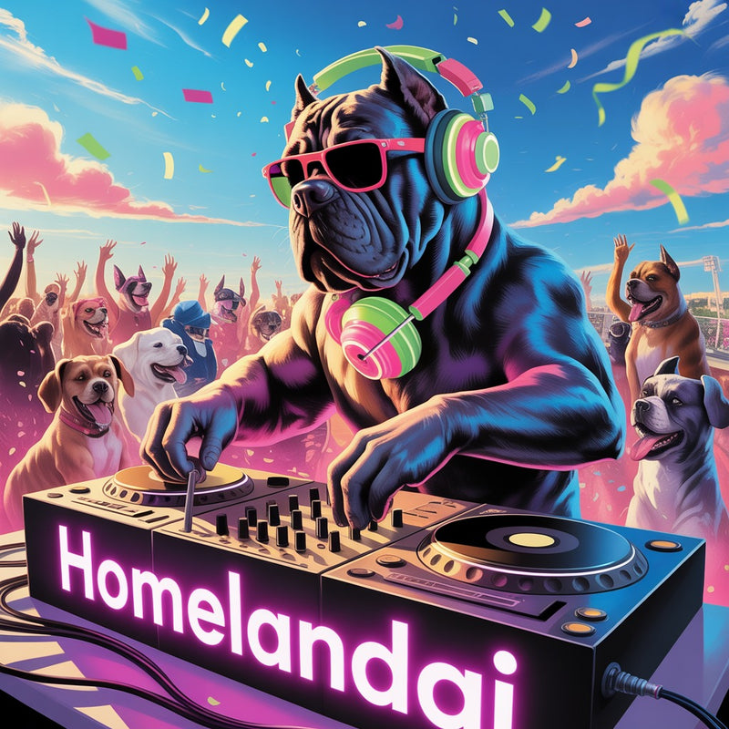 HomelandAI DJ Mouse Pad – Music Themed Desk Accessory
