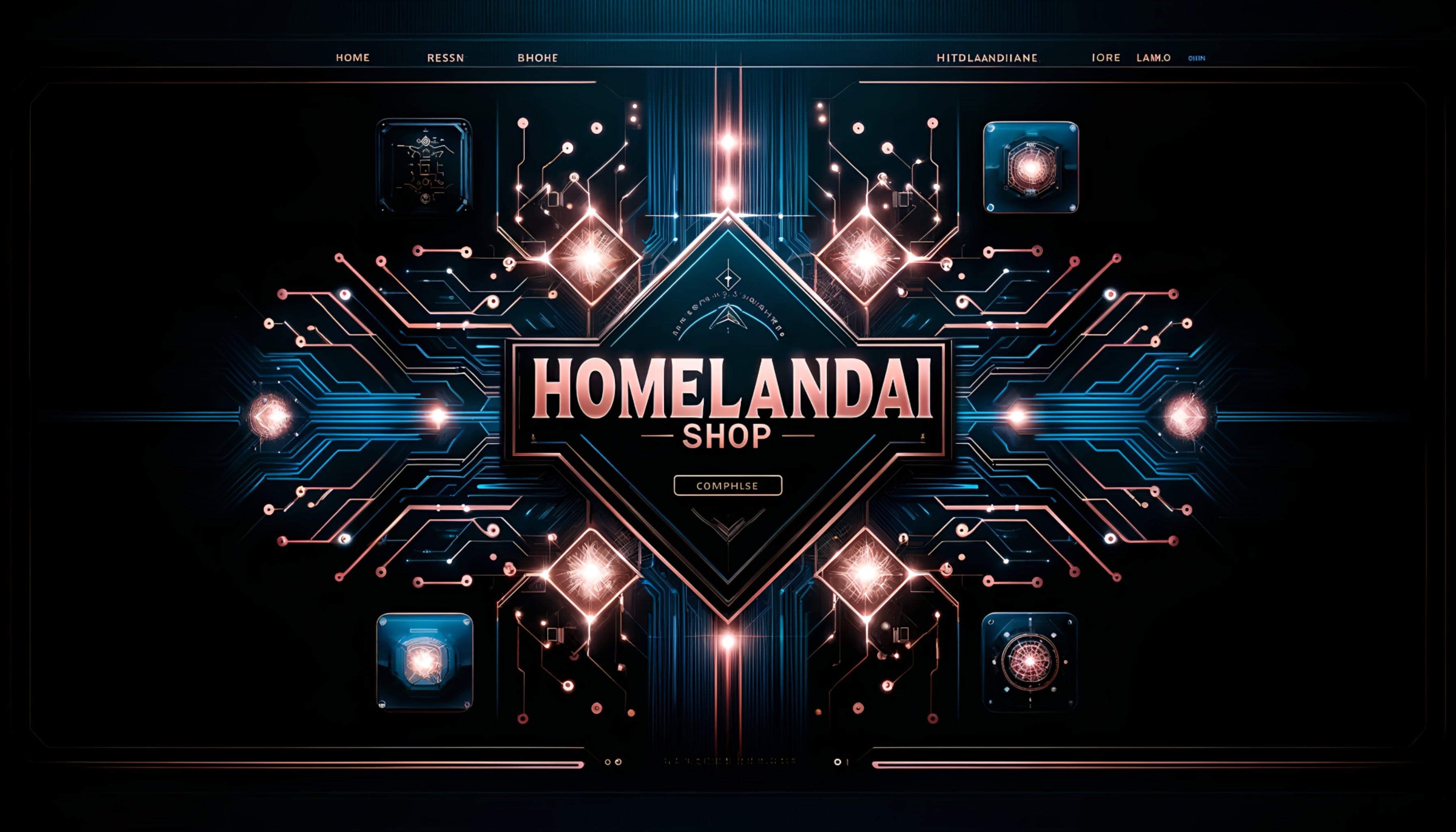 homelandai landing page