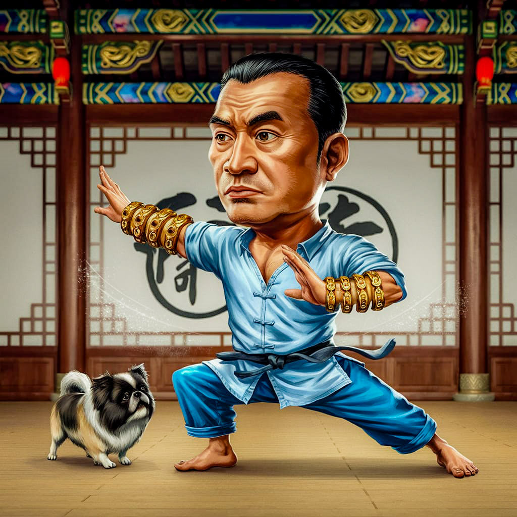 Kung Fu Master and the Pekingese Challenger