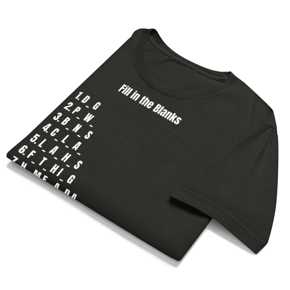 Fill-in-the-Blanks Dog Lover Tee