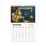Homelandai Cartoon Wall Calendar (2026)